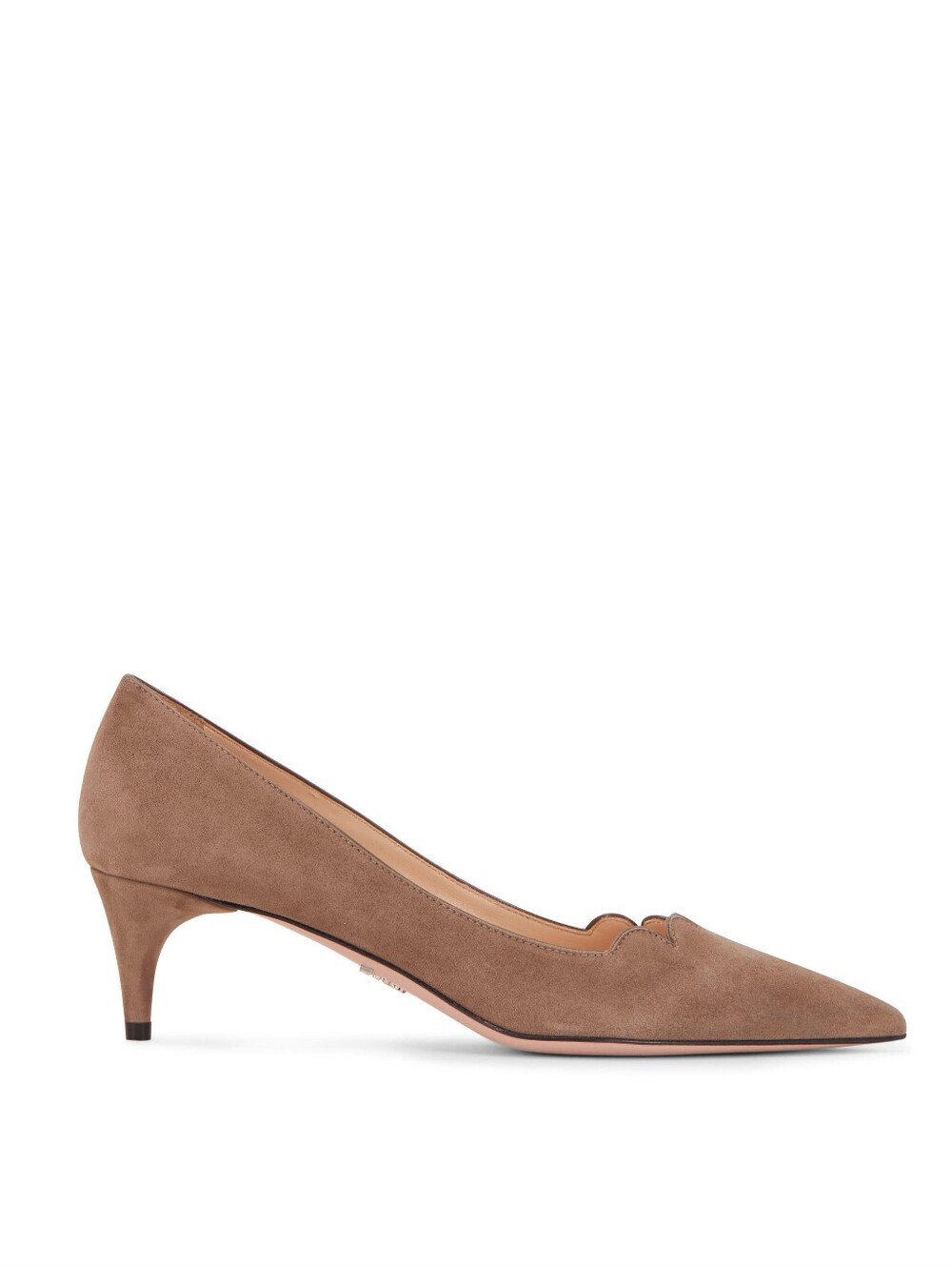 PRADA Suede Kitten Heel Pump  Heels 37.5